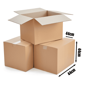 Cardboard Boxes- 44x44x44cm (Brown)