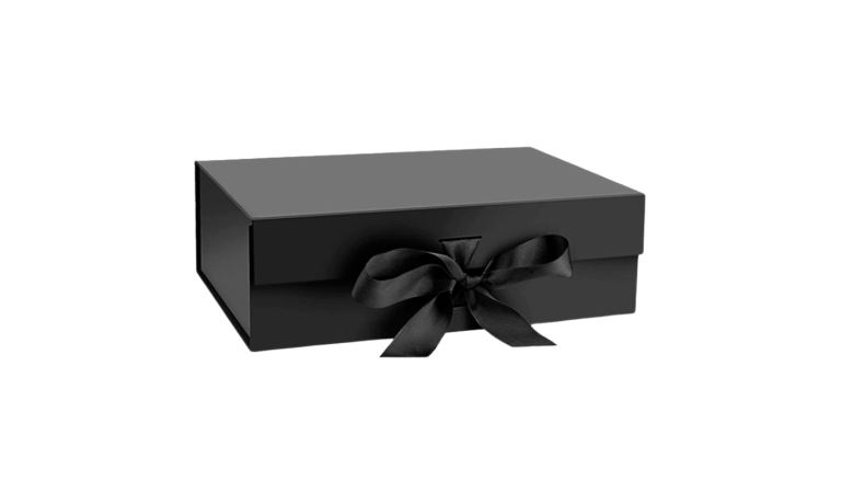 Black Gift Boxes - 32x20x10cm (1200 GSM)