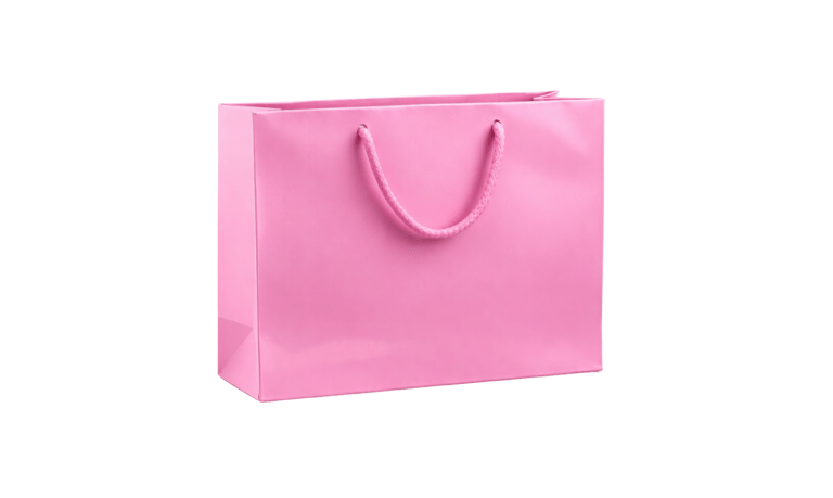 Pink Gift Bags - 35x13x26cm (200 GSM)