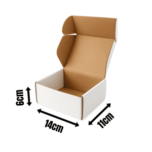 Small Cardboard Boxes- 14x11x6cm (White)