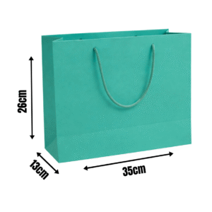 Teal Gift Bags- 35x13x26cm (200 GSM)