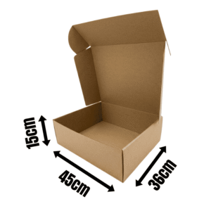 Cardboard Boxes- 45x36x15cm (Brown)