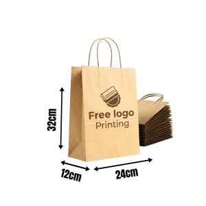 Paper Bags - 24x32x12cm (Brown)