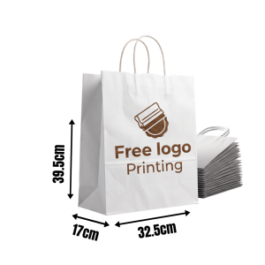 Paper Bags - 32.5x39.5x17cm (White)