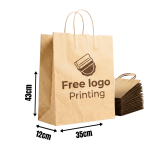 Paper Bags - 35x43x12cm (Brown)